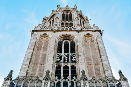 De Domtoren in Utrecht staat al tijden in de steigers