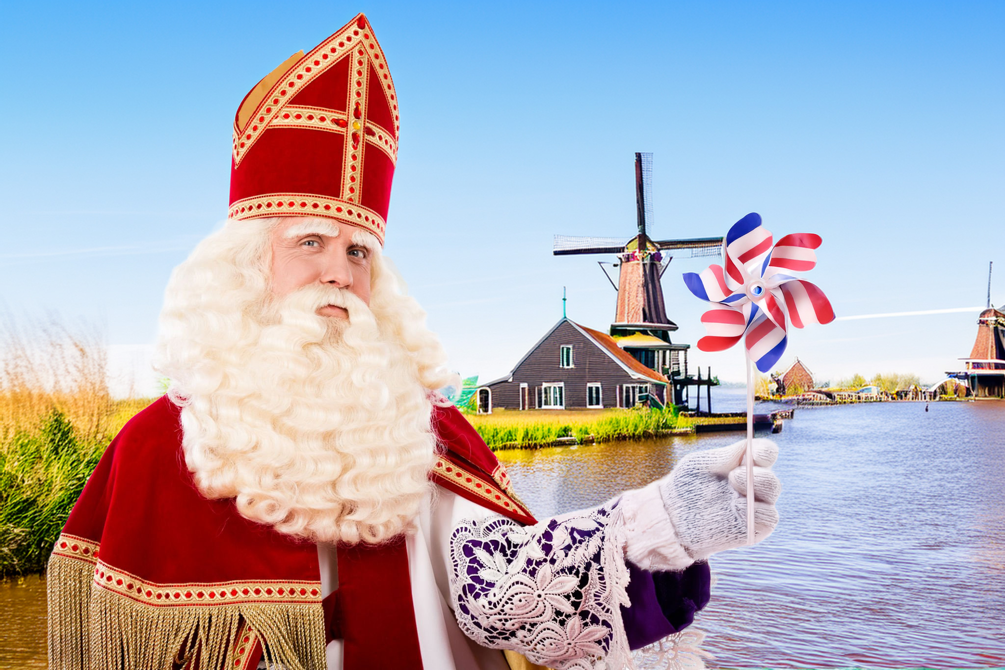 Sinterklaas in het museum.
